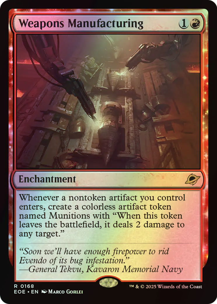 Weapons Manufacturing (EOE) #168 [EN/F]