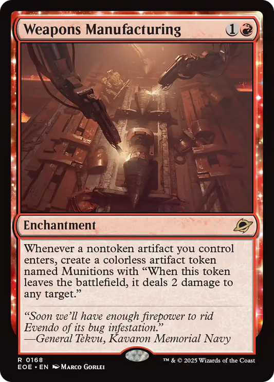 Weapons Manufacturing (EOE) #168 [EN/N] s/o