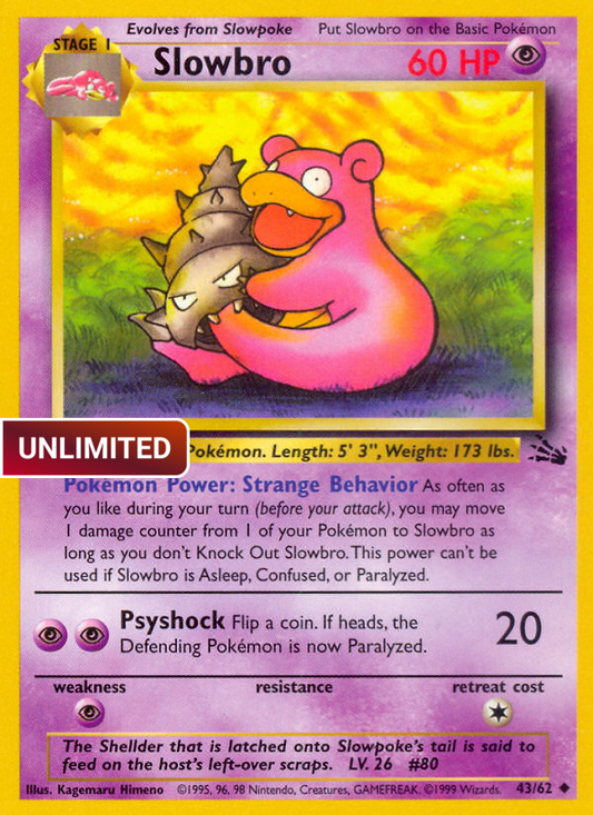Slowbro (FO) #43 [EN/U] s/o