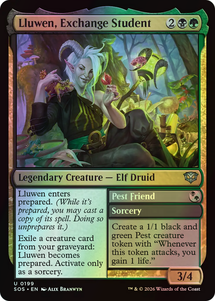 Lluwen, Exchange Student // Pest Friend (SOS) #199 [EN/F]