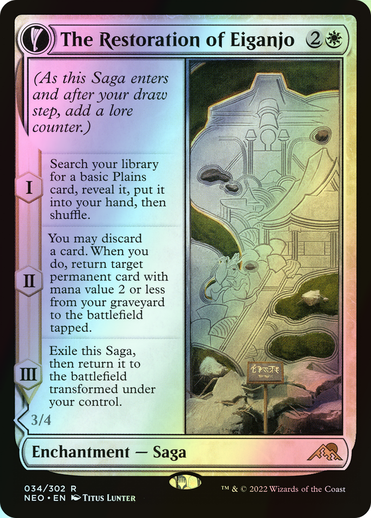 The Restoration of Eiganjo // Architect of Restoration (NEO) #34 [EN/F] s/o