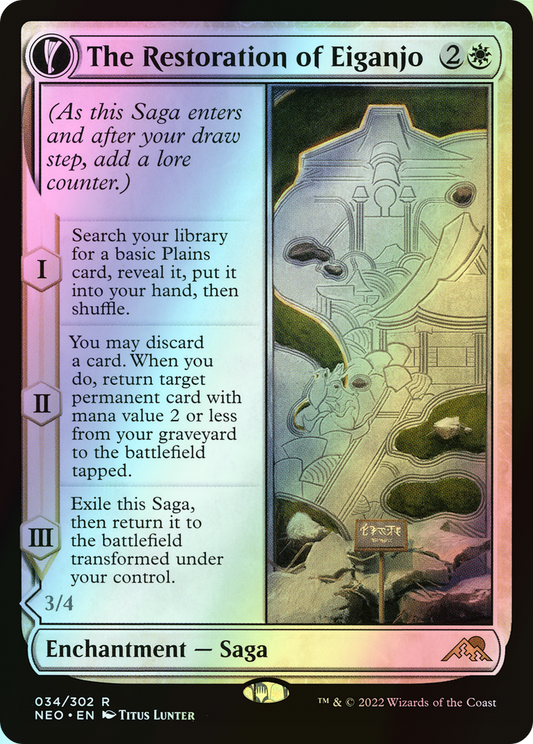 The Restoration of Eiganjo // Architect of Restoration (NEO) #34 [EN/F] s/o