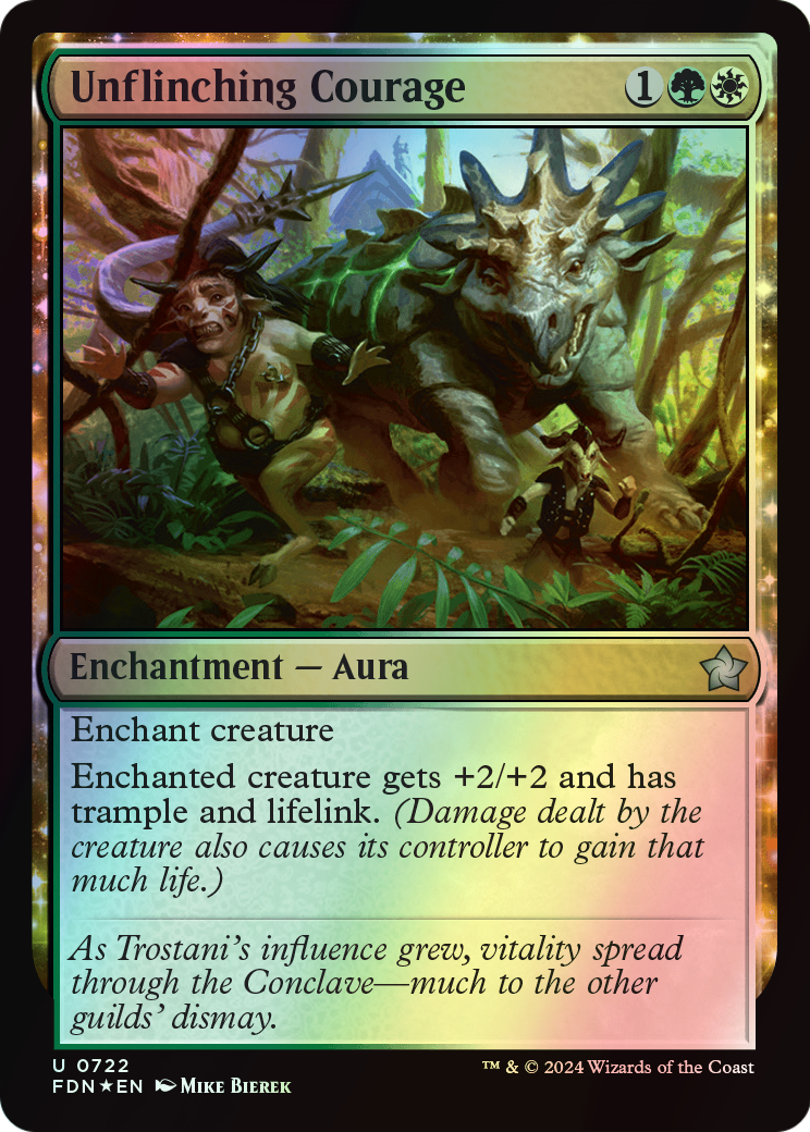 Unflinching Courage (FDN) #722 [EN/F] s/o