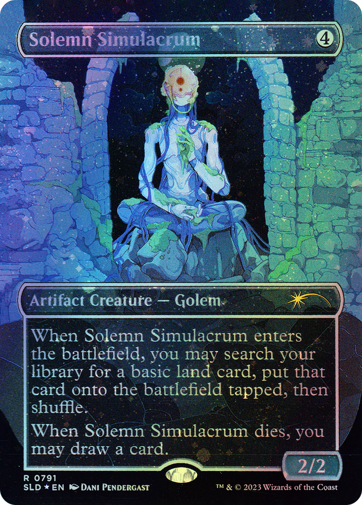 Solemn Simulacrum - Galaxy Foil (SLD) #791★ [EN/F]