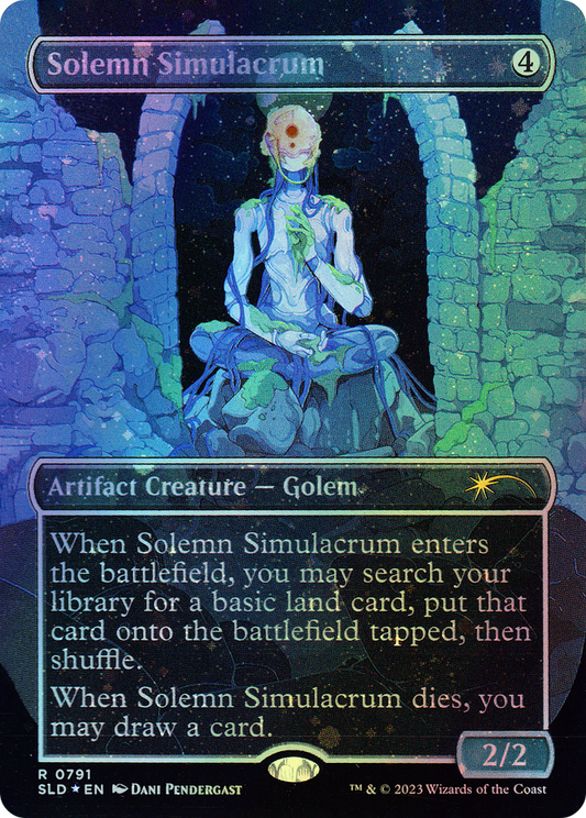 Solemn Simulacrum - Galaxy Foil (SLD) #791★ [EN/F]