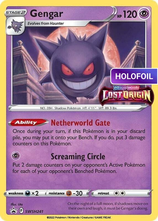 Gengar - SWSH241 (Prerelease) (PR-SW) #SWSH241_V1 [EN/H]