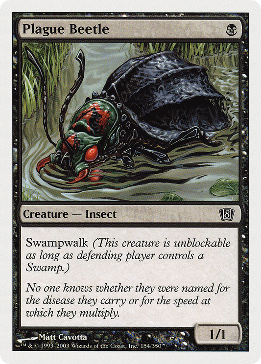 Plague Beetle (8ED) #154 [EN/N]