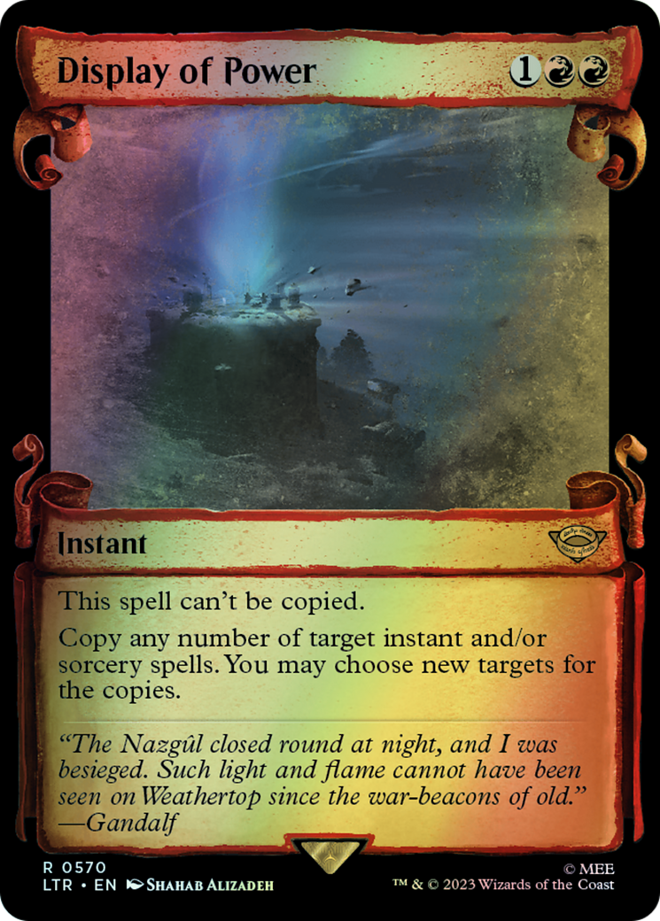 Display of Power - Silver Foil (LTR) #570 [EN/F] s/o
