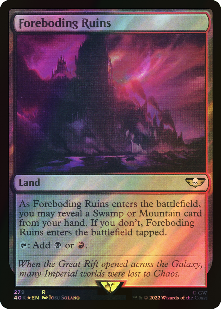 Foreboding Ruins - Surge Foil (40K) #279★ [EN/F]