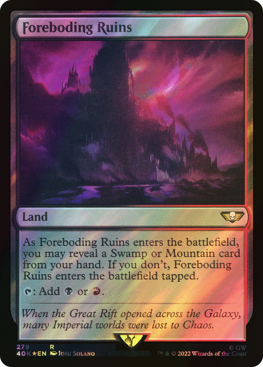 Foreboding Ruins - Surge Foil (40K) #279★ [EN/F]