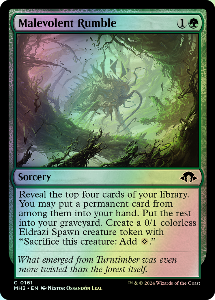Malevolent Rumble (MH3) #161 [EN/F]