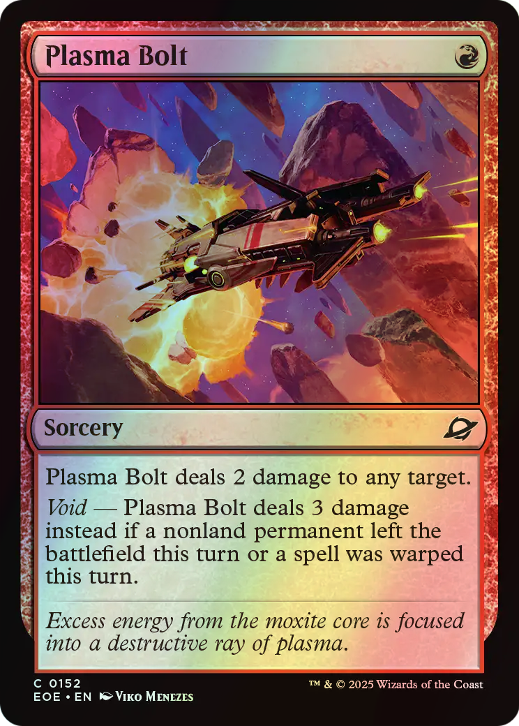 Plasma Bolt (EOE) #152 [EN/F] s/o