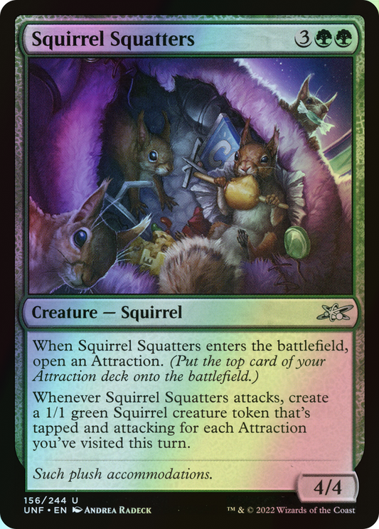 Squirrel Squatters (UNF) #156 [EN/F] s/o