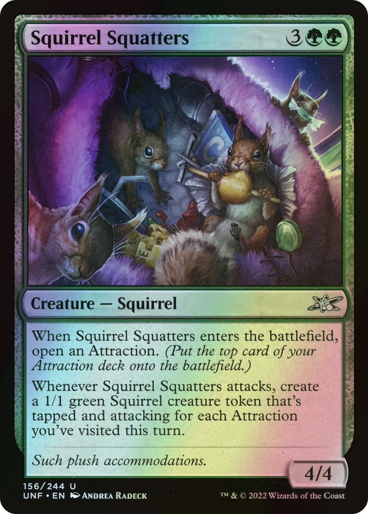 Squirrel Squatters (UNF) #156 [EN/F] s/o