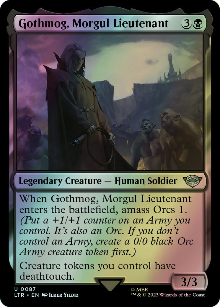 Gothmog, Morgul Lieutenant (LTR) #87 [EN/F] s/o