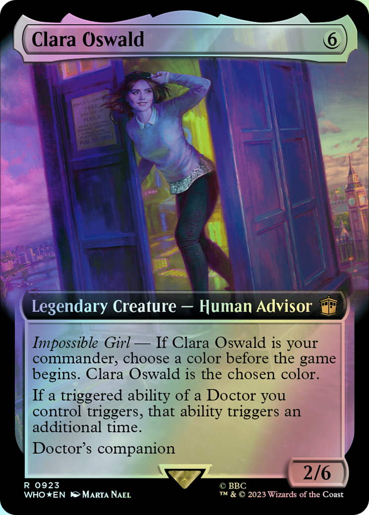 Clara Oswald - Surge Foil (WHO) #923 [EN/F] s/o