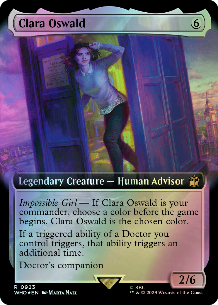 Clara Oswald - Surge Foil (WHO) #923 [EN/F] s/o