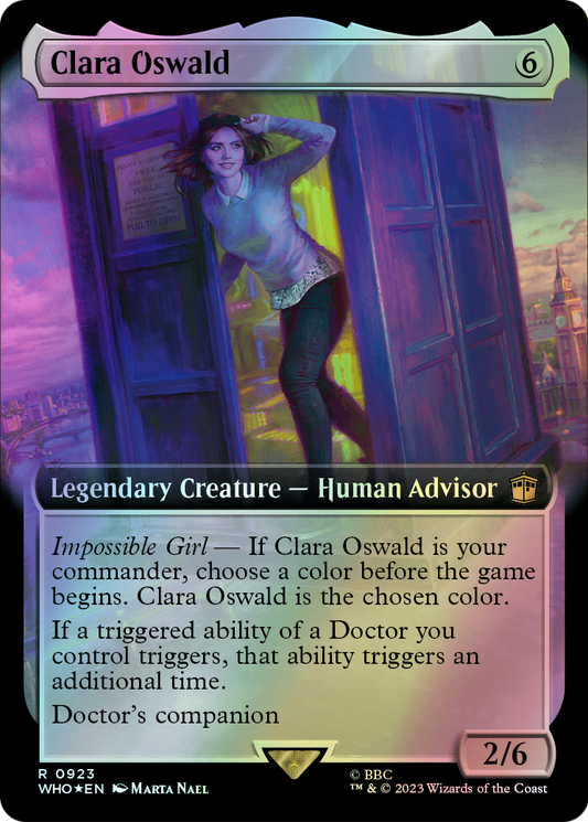 Clara Oswald - Surge Foil (WHO) #923 [EN/F] s/o