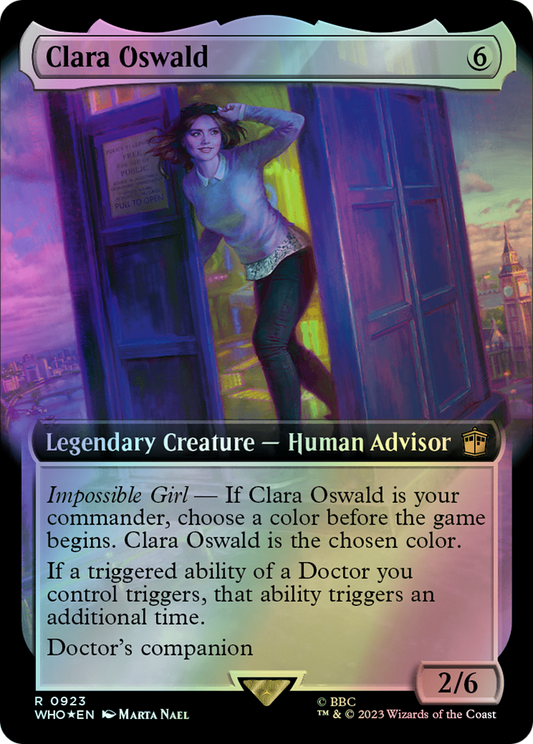 Clara Oswald - Surge Foil (WHO) #923 [EN/F] s/o