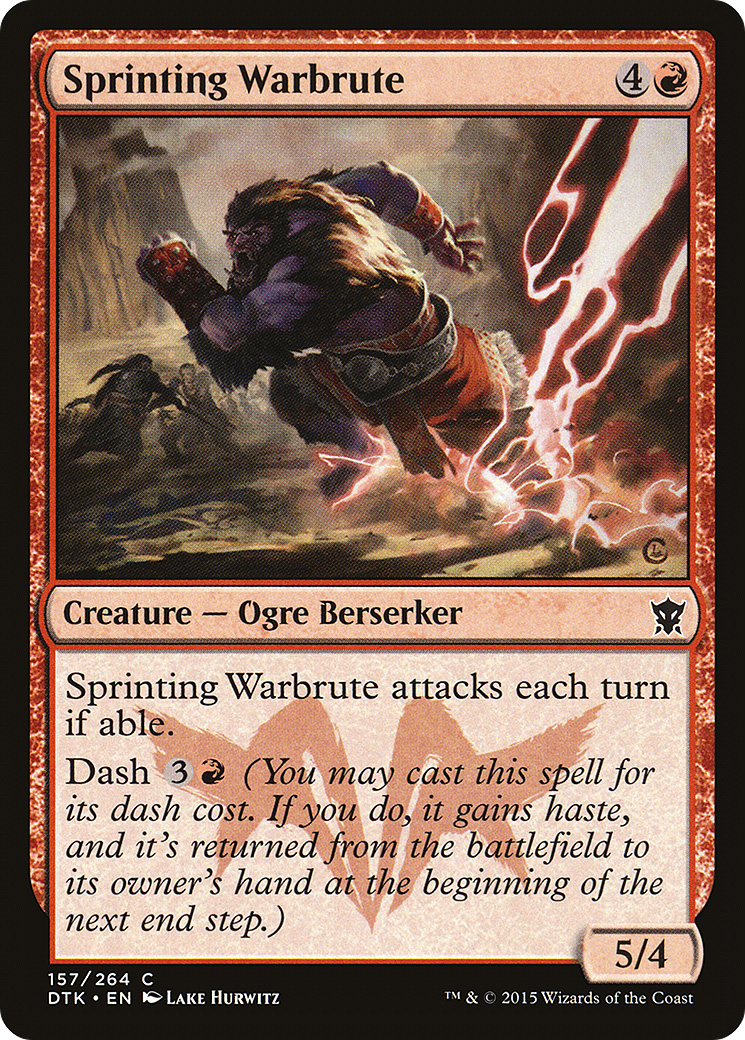 Sprinting Warbrute (DTK) #157 [EN/N]