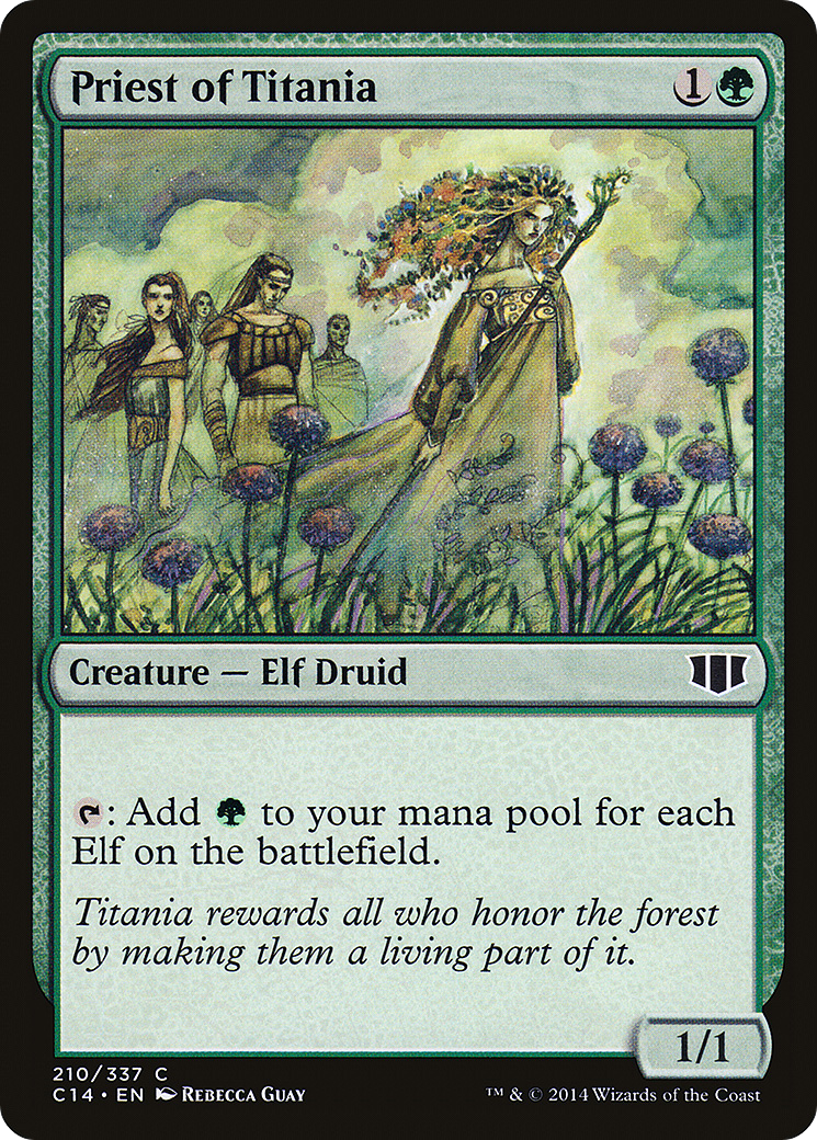 Priest of Titania (C14) #210 [EN/N] s/o