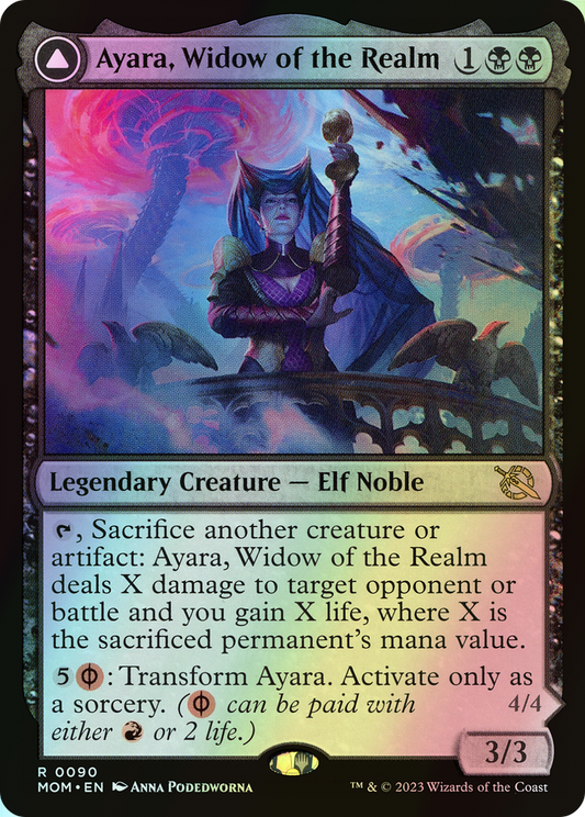 Ayara, Widow of the Realm // Ayara, Furnace Queen (MOM) #90 [EN/F] s/o