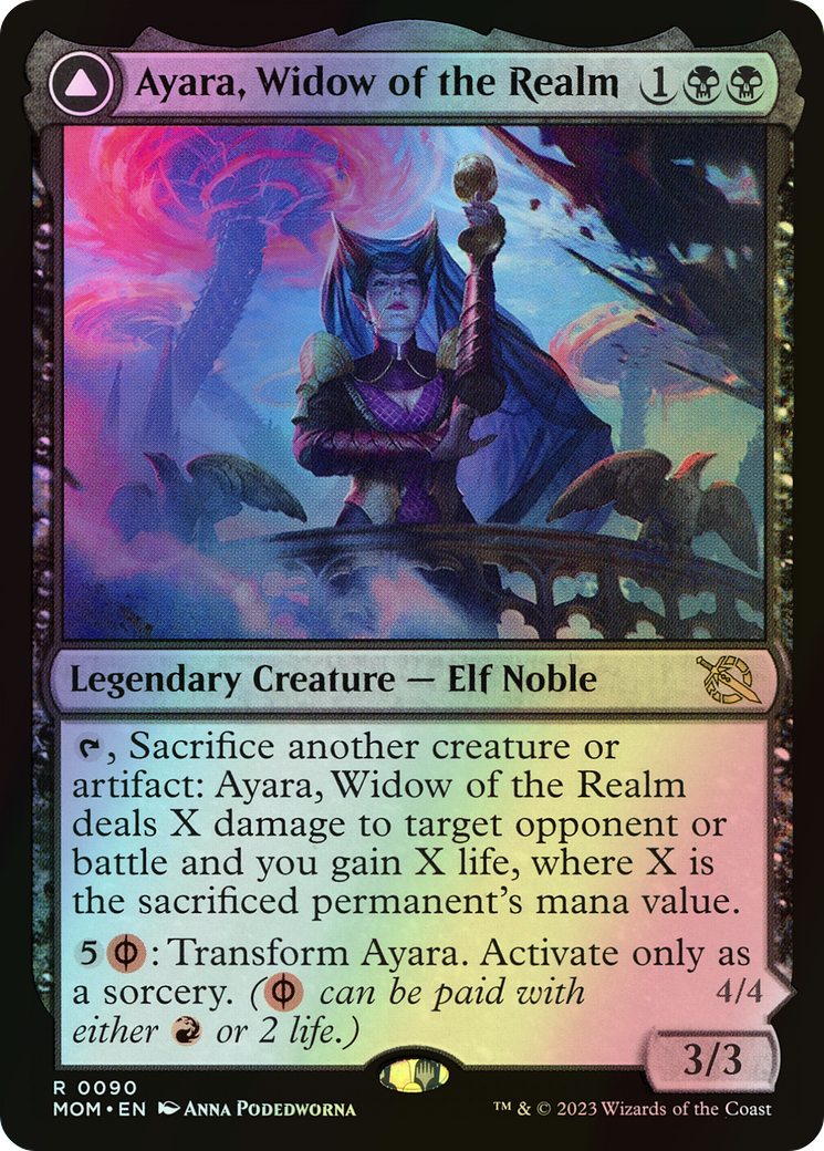 Ayara, Widow of the Realm // Ayara, Furnace Queen (MOM) #90 [EN/F] s/o