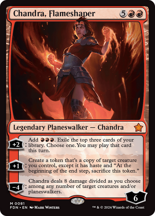 Chandra, Flameshaper (FDN) #81 [EN/N] s/o