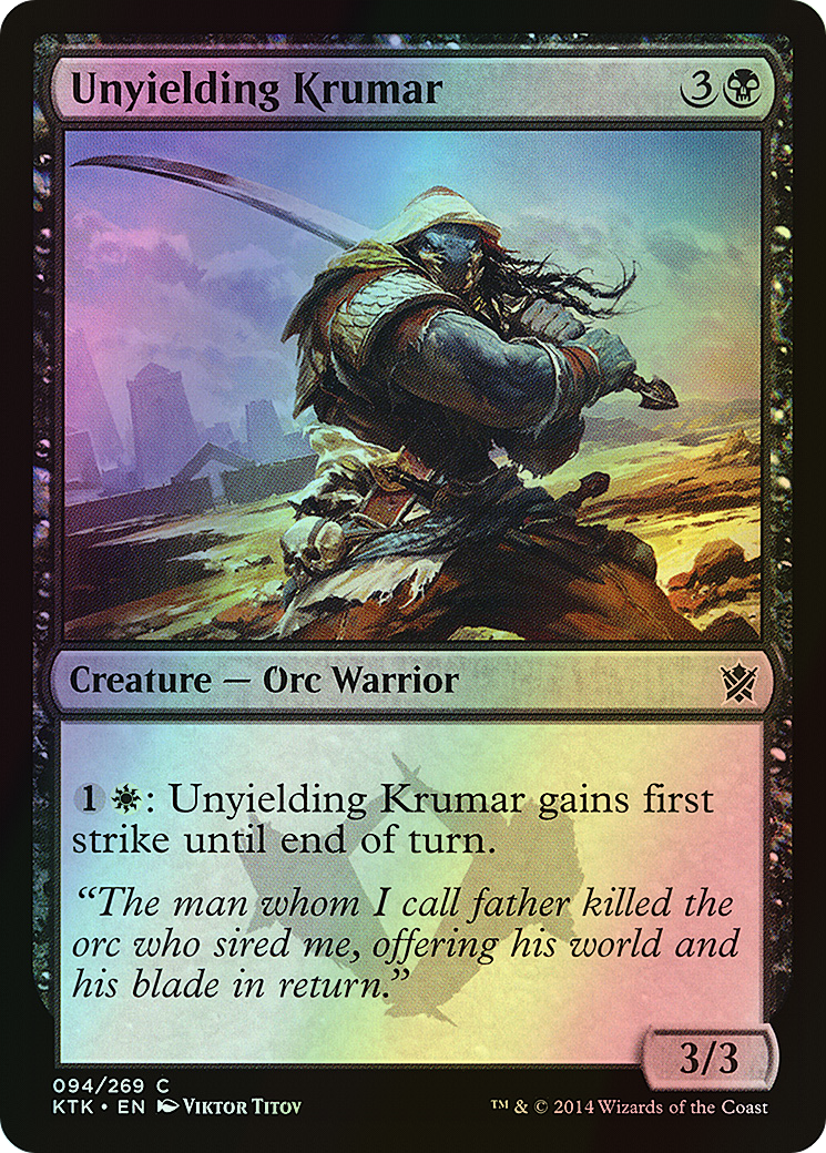 Unyielding Krumar (KTK) #94 [EN/F]