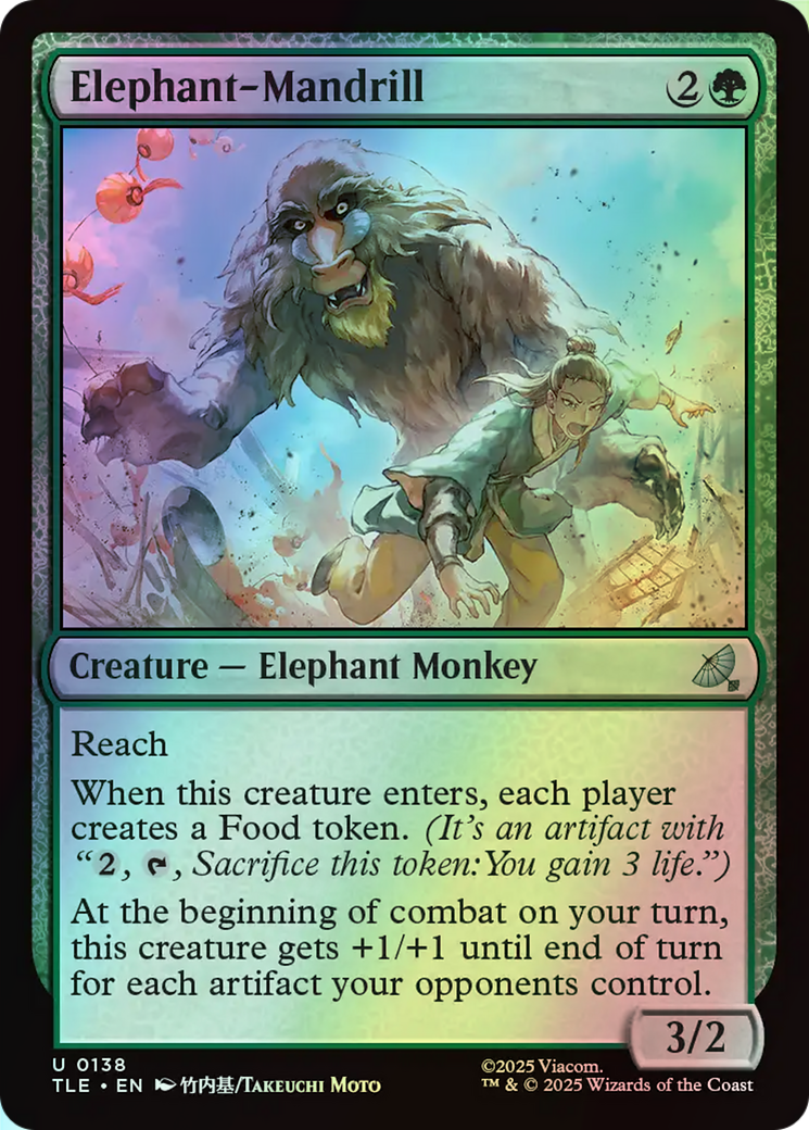 Elephant-Mandrill (TLE) #138 [EN/F] s/o