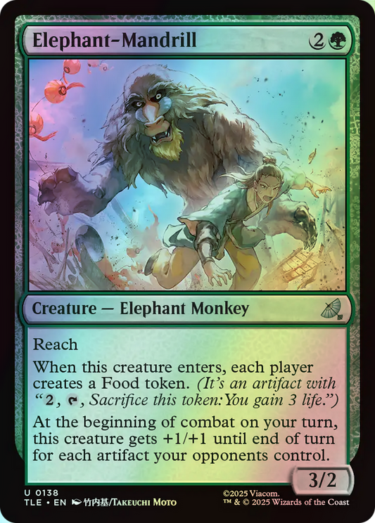 Elephant-Mandrill (TLE) #138 [EN/F] s/o