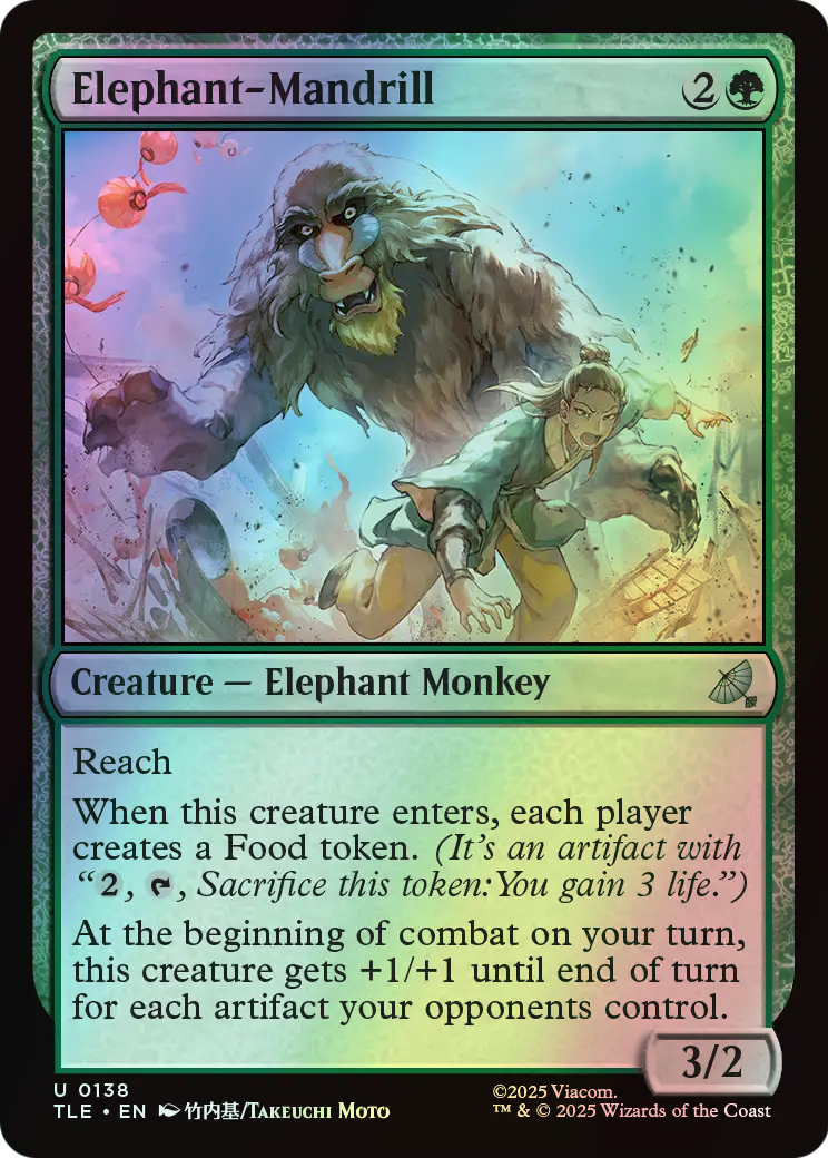 Elephant-Mandrill (TLE) #138 [EN/F] s/o
