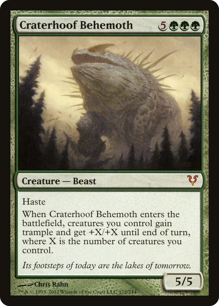 Craterhoof Behemoth (AVR) #172 [EN/N]