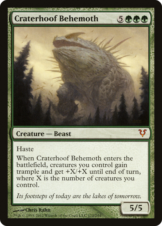 Craterhoof Behemoth (AVR) #172 [EN/N]