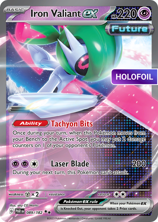 Iron Valiant ex - 089/182 (PAR) #089 [EN/H]