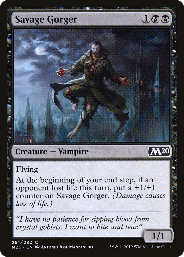 Savage Gorger (M20) #291 [EN/N]