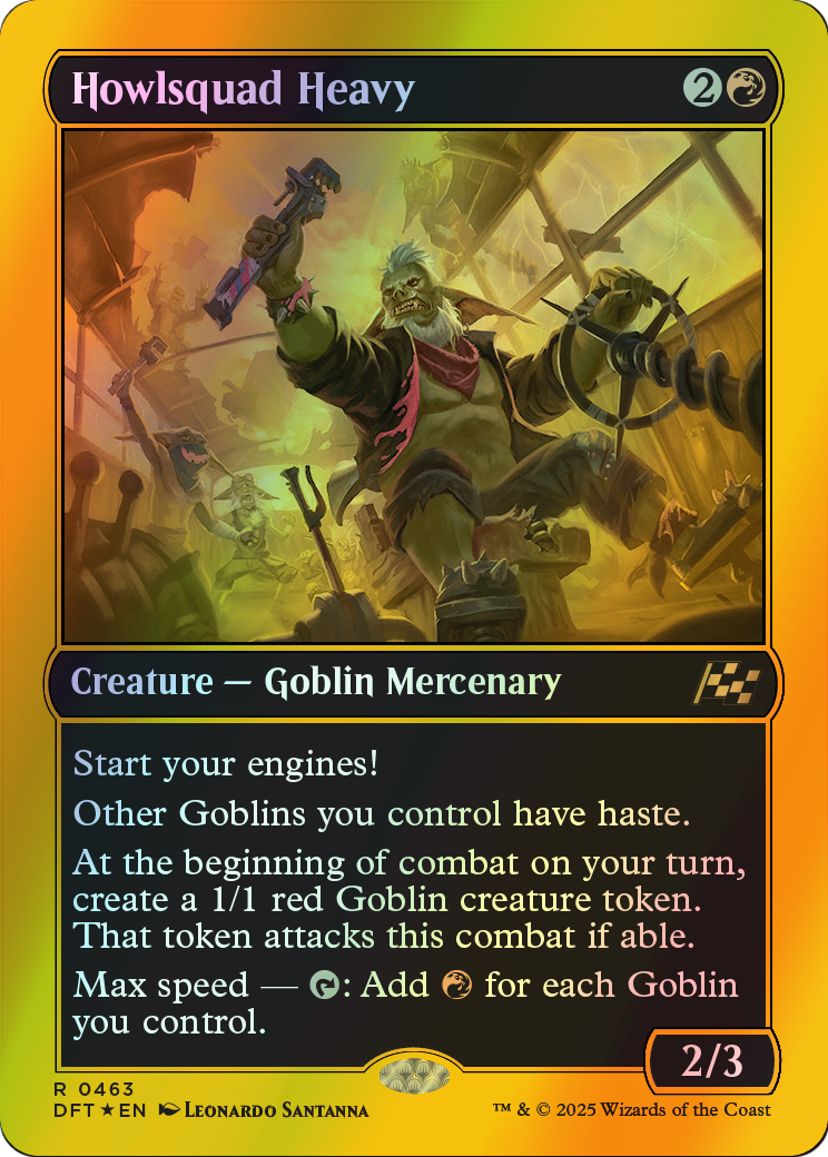 Howlsquad Heavy - Firstplace Foil (DFT) #463 [EN/F] s/o