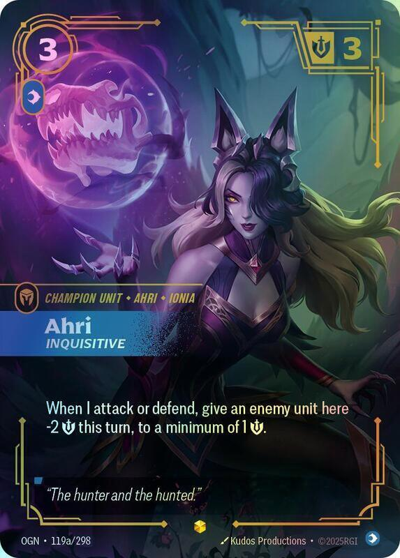 Ahri - Inquisitive (Alternate Art) (OGN) #119a [EN/F]