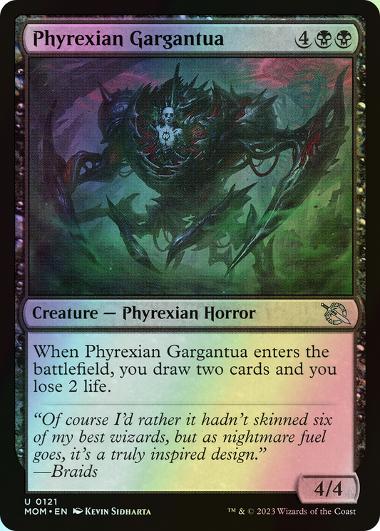 Phyrexian Gargantua (MOM) #121 [EN/F]