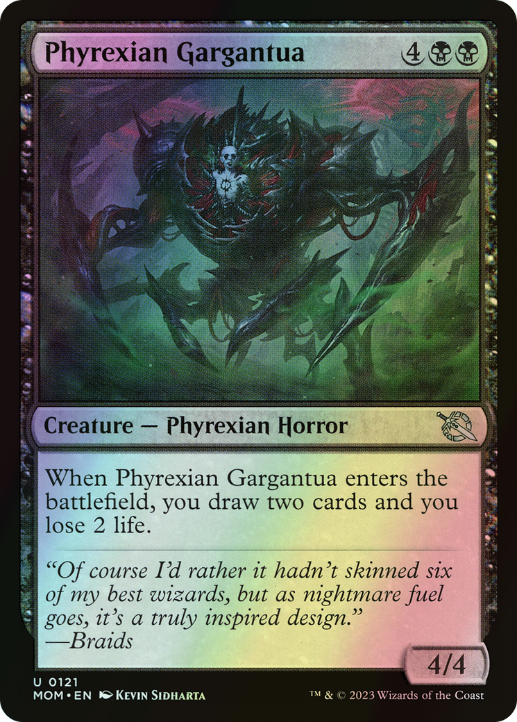 Phyrexian Gargantua (MOM) #121 [EN/F]