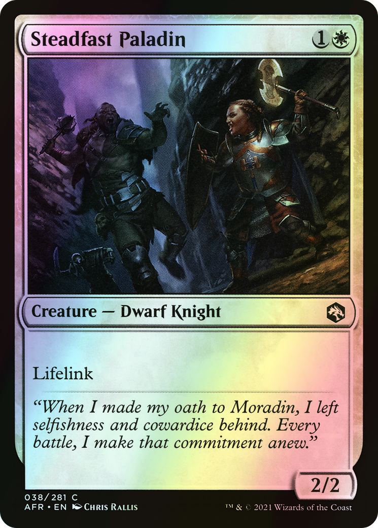 Steadfast Paladin (AFR) #38 [EN/F]