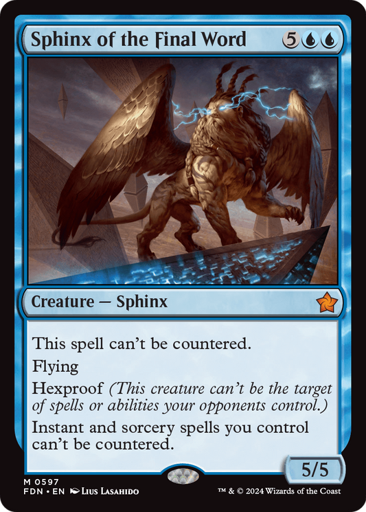 Sphinx of the Final Word (FDN) #597 [EN/N]