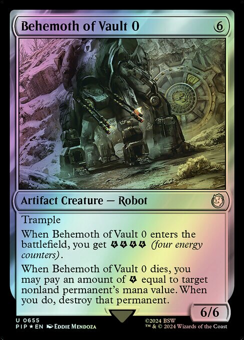 Behemoth of Vault 0 - Surge Foil (PIP) #655 [EN/F] s/o