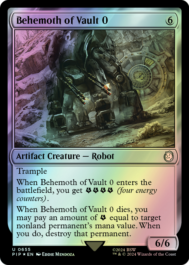 Behemoth of Vault 0 - Surge Foil (PIP) #655 [EN/F] s/o