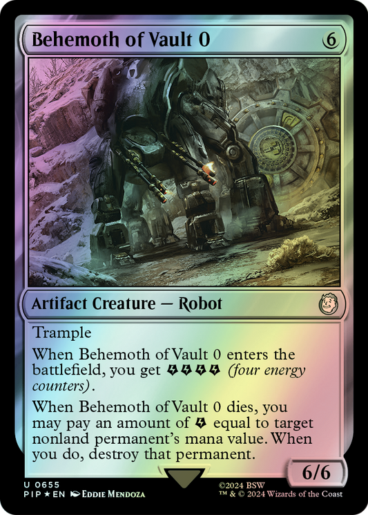 Behemoth of Vault 0 - Surge Foil (PIP) #655 [EN/F] s/o