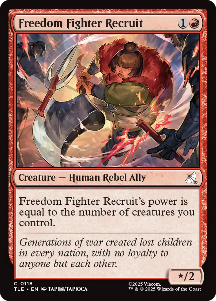 Freedom Fighter Recruit (TLE) #118 [EN/N]