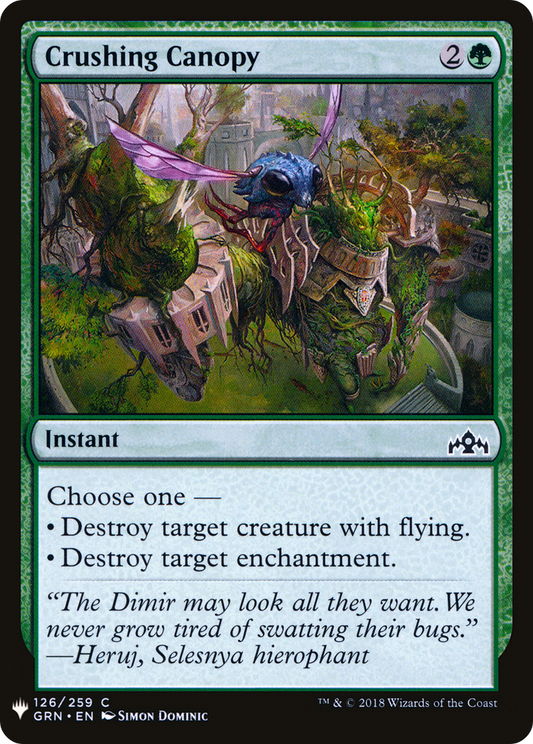 Crushing Canopy (PLST) #GRN-126 [EN/N]