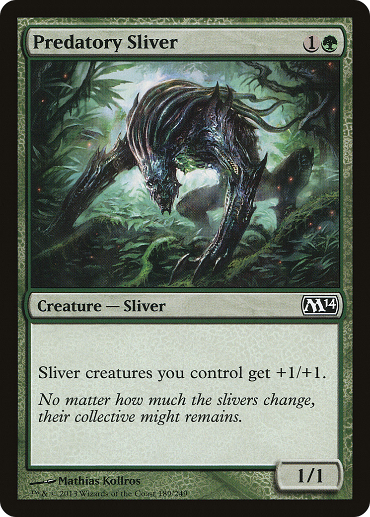 Predatory Sliver (M14) #189 [EN/N]