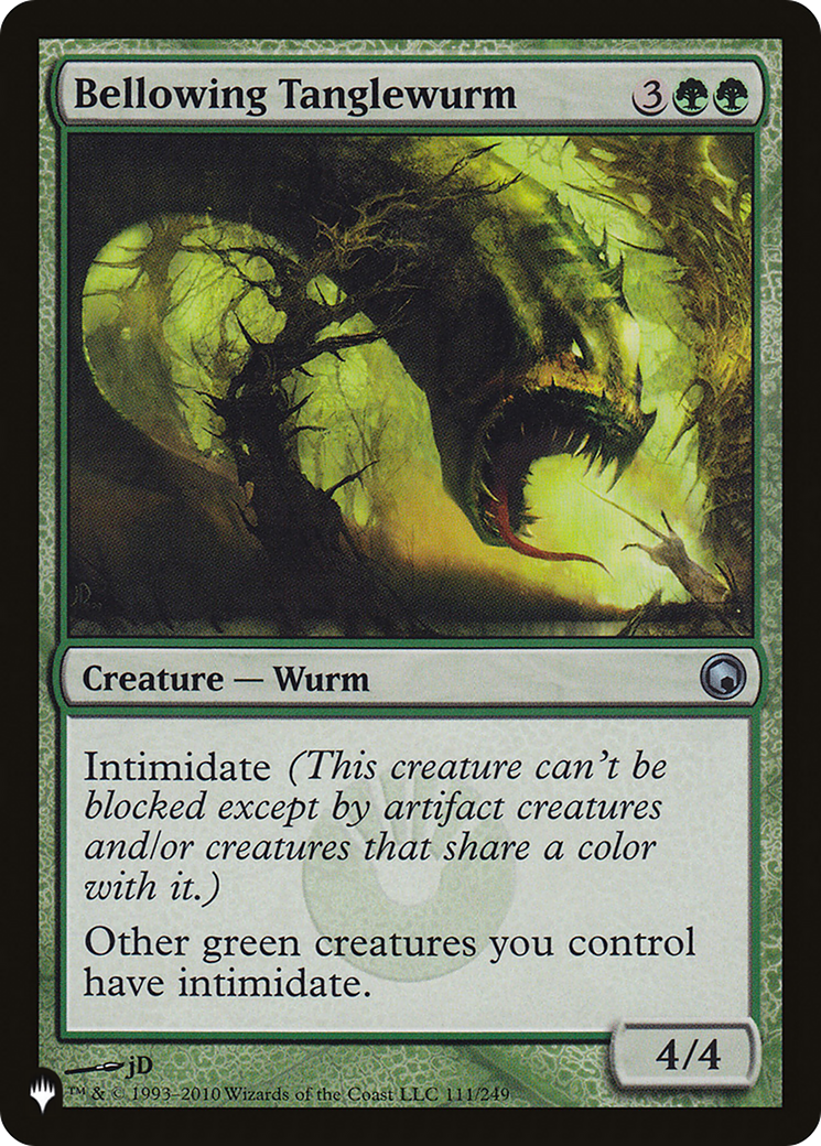 Bellowing Tanglewurm (PLST) #SOM-111 [EN/N] s/o