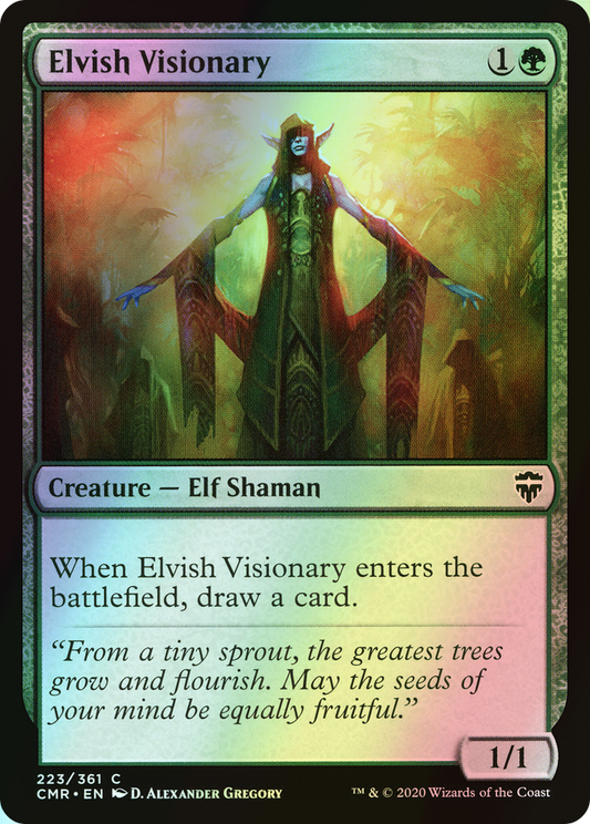 Elvish Visionary (CMR) #223 [EN/F]